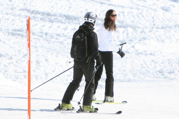 Prince William et Kate Middleton, vacances au ski à Klosters, Suisse, mars 2008. @ Splash News