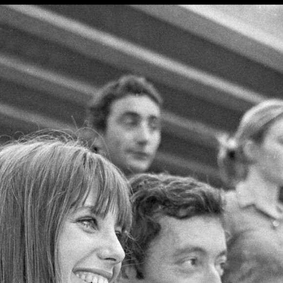 Jane Birkin et Serge Gainsbourg - Première rencontre sur le tournage du film Slogan en 1968.