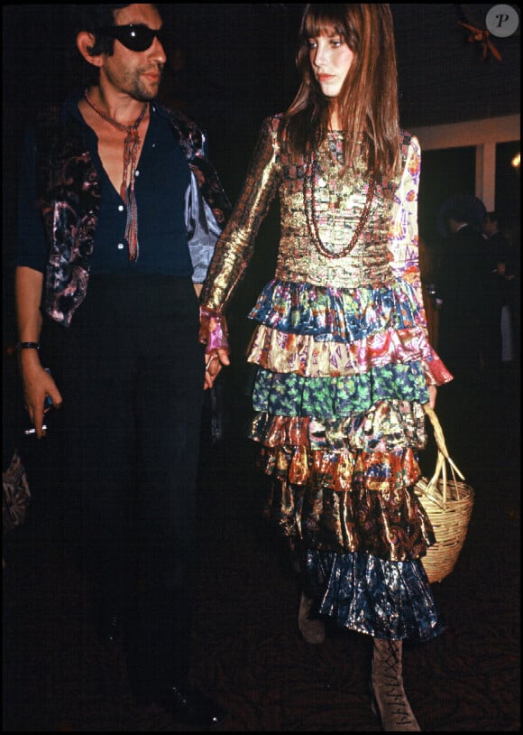 Serge Gainsbourg et Jane Birkin, soirée déguisée en 1970.
