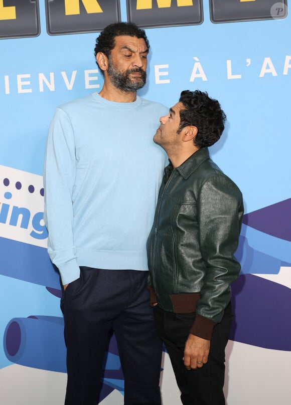 Ramzy Bedia et Jamel Debbouze - Avant-première de la série "Terminal" au cinéma Max Linder à Paris, le 8 avril 2024. © Coadic Guirec/Bestimage