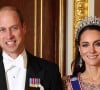 C'est le sandwich carré ! 
Le prince William, prince de Galles, Catherine Kate Middleton, princesse de Galles - La famille royale du Royaume Uni lors d'une réception pour les corps diplomatiques au palais de Buckingham à Londres le 5 décembre 2023 
