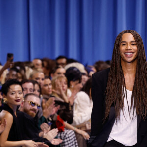 Olivier Rousteing lors du défilé de mode prêt-à-porter Balmain Printemps/été 2024 lors de la Fashion Week de Paris (PFW) à Paris, France, le 28 septembre 2023. 