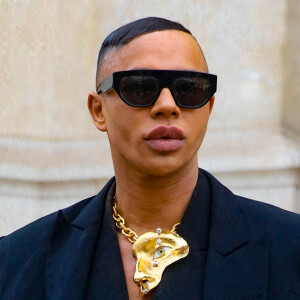 Olivier Rousteing s'est confié sur sa famille.
Olivier Rousteing - Arrivées au défilé de mode Haute-Couture "Schiaparelli" au Petit Palais lors de la fashion week de Paris. © Christophe Clovis / Veeren / Bestimage 