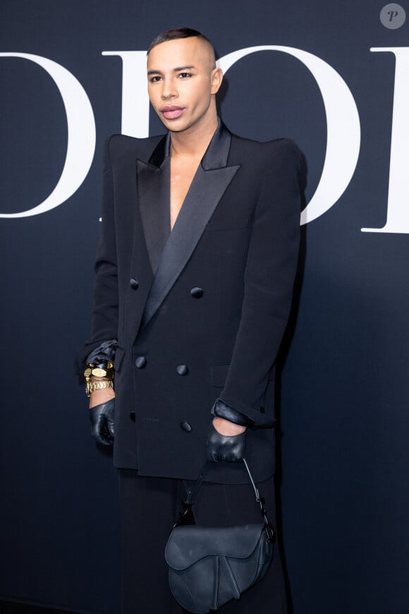 Olivier Rousteing - Photocall du défilé Dior lors de la Fashion Week Homme automne-hiver 2023/24 de Paris, France, le 20 janvier 2023. © Olivier Borde/Bestimage 