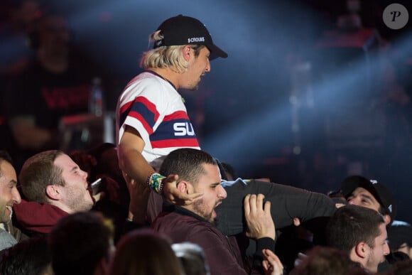 NEKFEU (ALBUM DE MUSIQUES URBAINES) - 31EME VICTOIRES DE LA MUSIQUE AU ZENITH DE PARIS Photo by Nasser Berzane/ABACAPRESS.COM