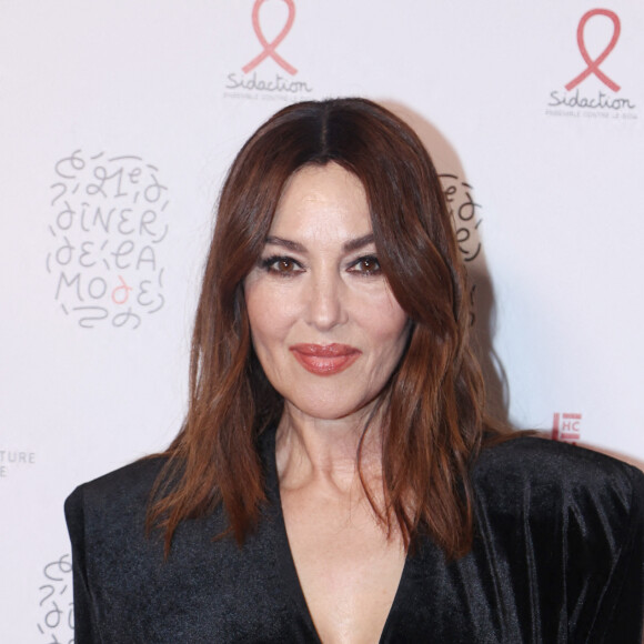 Monica Bellucci au "Diner de la mode", soirée "Sidaction", à Paris pour l'association de lutte contre le sida, le 25 janvier 2024 à Paris, France. Photo par Jerome Domine/ABACAPRESS.COM