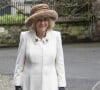 Et carbure au Coca pour tenir la cadence ! 
Camilla Parker Bowles, reine consort d'Angleterre, assiste au service Royal Maundy à la cathédrale de Worcester, le 28 mars 2024. 