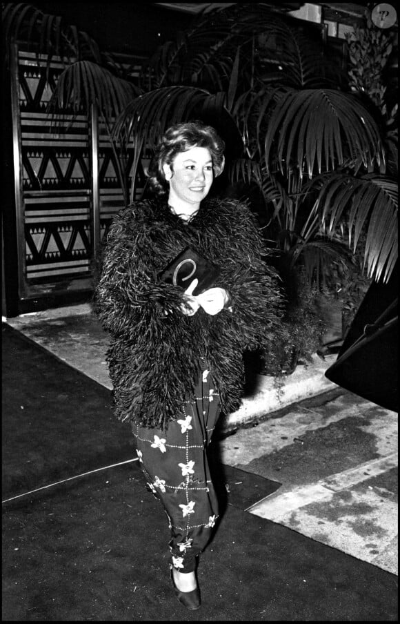 Archives - La baronne Nadine de Rothschild en 1973.