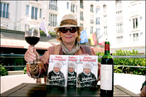 Nadine de Rothschild à Cannes