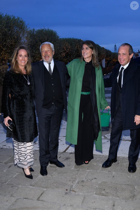Roberto Cicutto - La famille Pinault est réunie au dîner de gala de la Fondation Cini juste avant la 60ème biennale de Venise le 17 avril 2024.