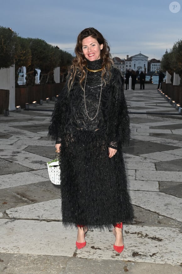 Sara Battaglia - La famille Pinault est réunie au dîner de gala de la Fondation Cini juste avant la 60ème biennale de Venise le 17 avril 2024.