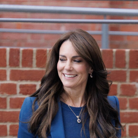 Catherine (Kate) Middleton, princesse de Galles, inaugure la nouvelle unité de chirurgie de jour pour enfants "Evelina" à l'hôpital Guy's et St Thomas de Londres, Royaume Uni, le 5 décembre 2023. 