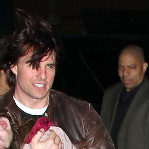 Tom Cruise et Suri Cruise vont dîner à Il Cantinori à New York.