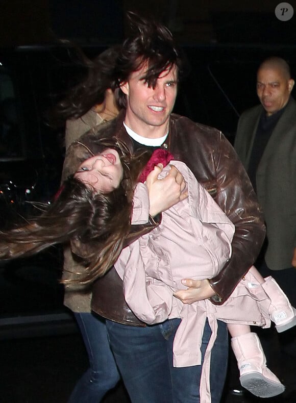 Tom Cruise et Suri Cruise vont dîner à Il Cantinori à New York.