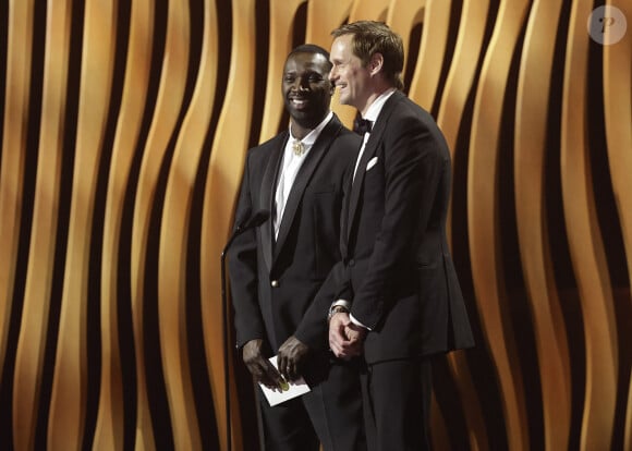Omar Sy et Alexander Skarsgard à la Screen Actors Guild Awards de Los Angeles.