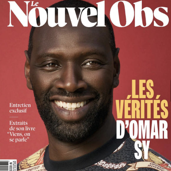Omar Sy en couverture du magazine "Le Nouvel Obs"