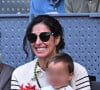 Dans les tribunes, sa femme Xisca Perello était présente avec leur fils, Rafael Junior

Rafael Junior, le fils de Rafael Nadal, dans les tribunes du Masters 1000 de Madrid, le 25 avril 2024.
