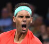 Le tennisman a gagné lors de son entrée en lice au tournoi de Madrid
 
Rafael Nadal - Les champions de tennis s'affrontent lors du tournoi international de Brisbane (Australie), du 31 décembre 2023 au 2 janvier 2024. © Photosport / Panoramic / Bestimage