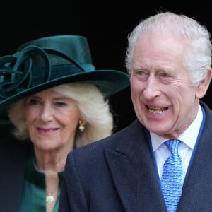Et sont gardés très secrets comme pour Elizabeth II.
Le roi Charles III d'Angleterre et Camilla Parker Bowles, reine consort d'Angleterre - Les membres de la famille royale britannique arrivent à la chapelle Saint-George pour assister à la messe de Pâques. Windsor, le 31 mars 2024.