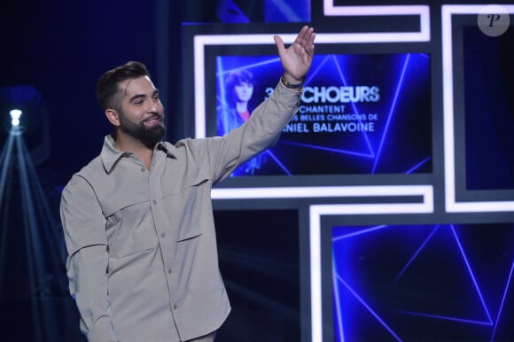 Exclusif - Kendji Girac - Enregistrement de l'émission "300 Choeurs chantent les plus belles chansons de Daniel Balavoine", diffusée le 18 février sur France 3. © Giancarlo Gorassini / Bestimage