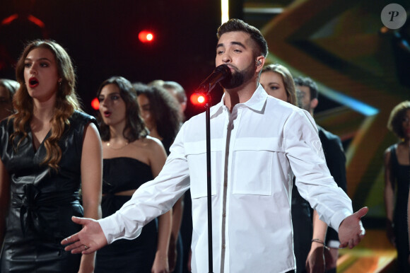 Exclusif - Kendji Girac - Enregistrement de l'émission "300 Choeurs chantent les plus belles comédies musicales" à Paris, qui est diffusée le 30 septembre sur France 3 © Giancarlo Gorassini / Bestimage 