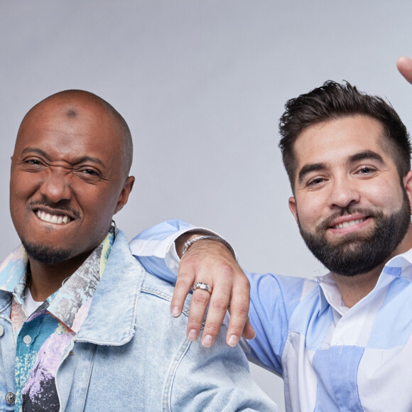 Exclusif - Soprano et Kendji Girac - Studio - Enregistrement de l'émission "La grande soirée des duos", qui sera diffusée le 14 octobre sur W9 © Gaffiot-Moreau / Bestimage 