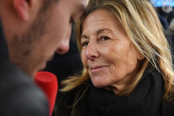 Exclusif - Claire Chazal - Rassemblement au Trocadéro appelant à la libération des otages détenus par les terroristes du Hamas. Paris, le 22 décembre 2023. © Lionel Urman/Bestimage 