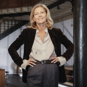 Exclusif - Claire Chazal lors de l'enregistrement de l'émission "Animaux Stars", présentée par B.Montiel et diffusée sur la chaine Animaux TV