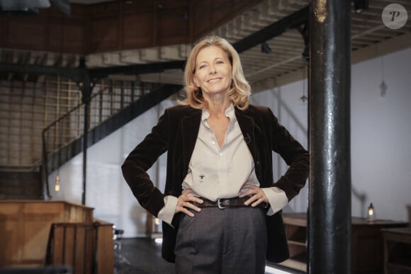 Exclusif - Claire Chazal lors de l'enregistrement de l'émission "Animaux Stars", présentée par B.Montiel et diffusée sur la chaine Animaux TV