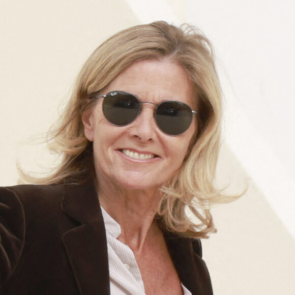 Claire Chazal -  Arrivées des people au défilé Dior dans les jardins des Tuileries lors de la Paris Fashion Week, saison printemps-été 2024 le 26 septembre 2023. 