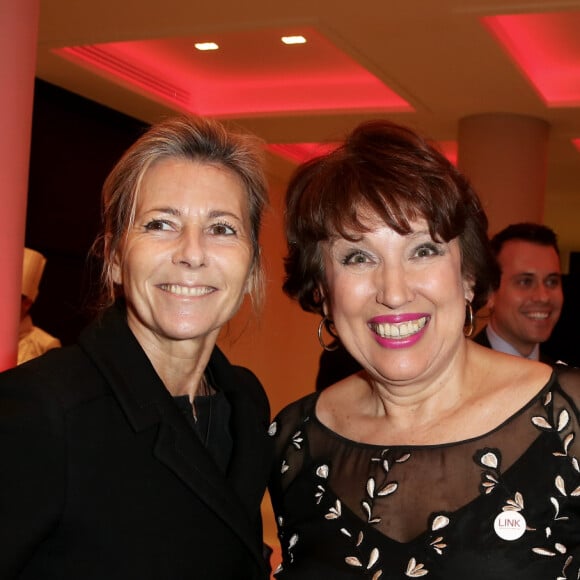 Claire Chazal, Roselyne Bachelot - Dîner LINK pour AIDES 2015 à l'Espace Vendôme à Paris le 7 décembre 2015. © Dominique Jacovides / Bestimage  Charity Dinner 'LINK for AIDES' during the 'Art is Hope' Exhibition at Place Vendome on December 7, 2015 in Paris, France. 