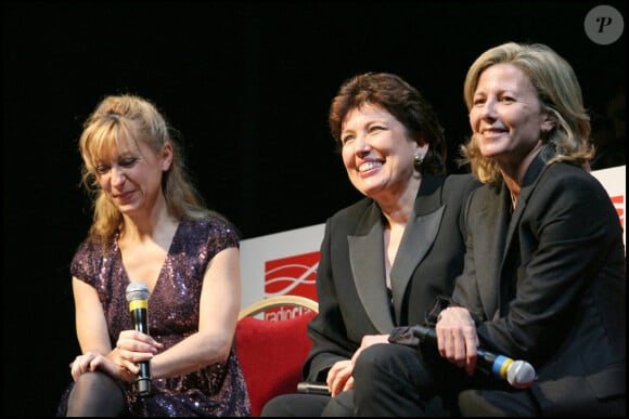 NATALIE DESSAY (PRESIDENTE DES ELECTIONS), ROSELYNE BACHELOT ET CLAIRE CHAZAL - SOIREE "RADIO CLASSIQUE" FETE LES ELECTIONS DE L' OPERA 2008" AU THEATRE MOGADOR  