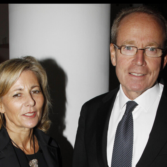 CLAIRE CHAZAL, RENAUD DONNEDIEU DE VABRES - DINER DES AMIS DU MUSEE D'ART MODERNE ET VISITE PRIVEE DES EXPOSITIONS, LE 18 OCTOBRE 2011, A PARIS. 