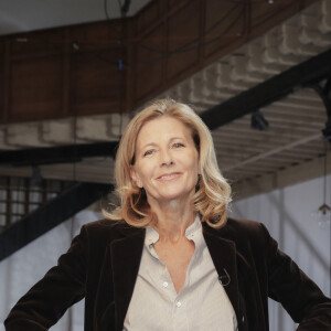 Exclusif - Claire Chazal lors de l'enregistrement de l'émission "Animaux Stars", présentée par B.Montiel et diffusée sur la chaine Animaux TV le 23 décembre 2023 © Jack Tribeca / Bestimage  Exclusive - No Web No Blog pour Belgique et Suisse 