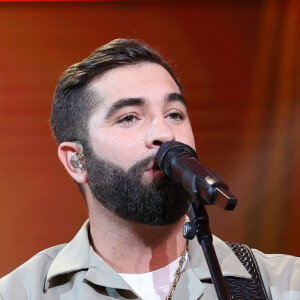 Kendji Girac - Les personnalités se mobilisent lors de la 37ème édition du Téléthon sur le plateau de France 2, avec pour parrain Vianney. Cette année, 80,6 millions de dons ont été promis. Le 9 décembre 2023. © Coadic Guirec / Bestimage