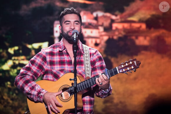 Exclusif - Kendji Girac - Enregistrement de l'émission "La Lettre", présentée par S.Davant, qui sera diffusée le 29 mai 2021 sur France 2. Le 16 octobre 2020 © Cyril Moreau / Bestimage