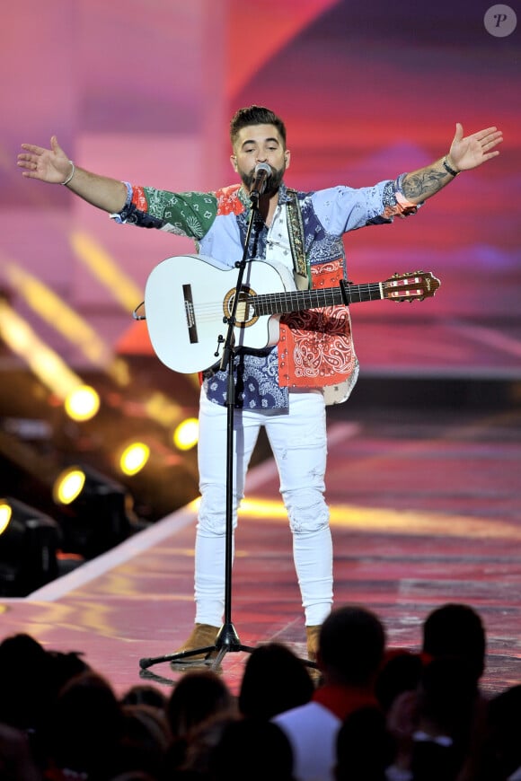 Exclusif - Kendji Girac lors de l'enregistrement de l'émission "La Chanson de l'Année 2019" aux Arènes de Nîmes, le 16 mai 2019 © Guillaume Gaffiot/Bestimage