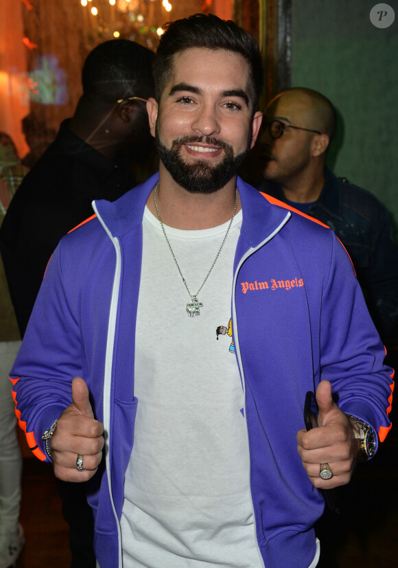 Kendji Girac lors de la soirée de lancement de la collection capsule "I'm not a rapper" de la marque Elevenparis (Eleven Paris) à Paris, France, le 11 avril 2019. © Veeren/Bestimage