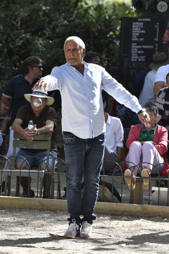 Exclusif - Patrice Laffont - Tournoi de pétanque des Toques Blanches Internationales au Jardin du Luxembourg à Paris le 10 septembre 2018.