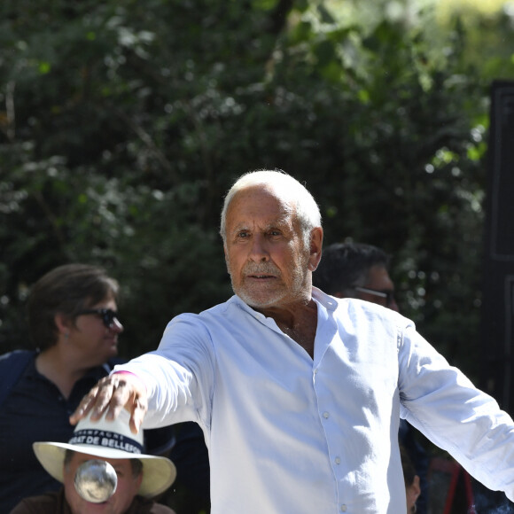 Exclusif - Patrice Laffont - Tournoi de pétanque des Toques Blanches Internationales au Jardin du Luxembourg à Paris le 10 septembre 2018.