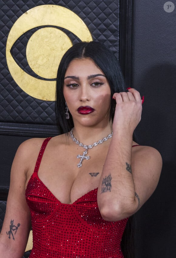 Lourdes Leon sur le tapis rouge de la 65e édition des Grammy Awards qui s'est tenue le dimanche 5 février 2023 au Crypto Arena à Los Angeles, CA, USA. Photo par Prensa Internacional via Zuma Press Wire/ABACAPRESS.COM