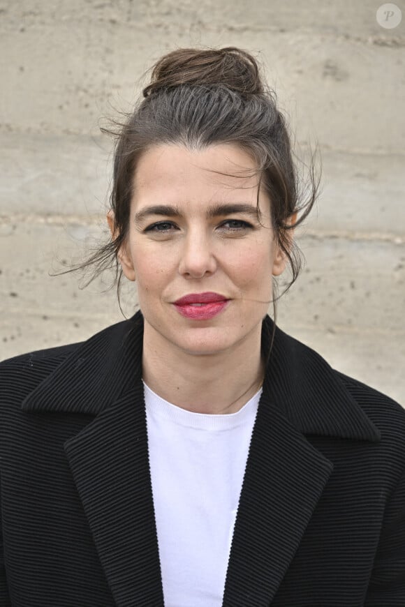 Charlotte Casiraghi au photocall du défilé croisière Chanel 2024-2025 à la Cité radieuse à Marseille, France, le 2 mai 2024. © Olivier Borde/Bestimage 