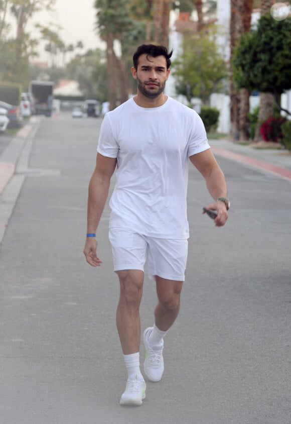 Depuis sa rupture avec Sam Asghari, les choses ne s'arrangent pas du tout. 
Sam Asghari - Palm Springs, 3 avril 2024.