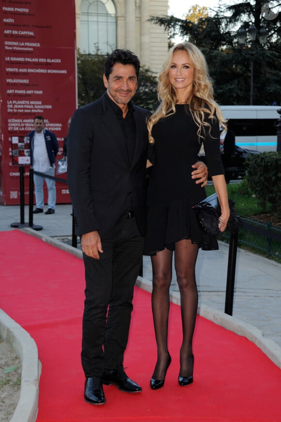 Adriana Karembeu et Andre Ohanian lors du gala du 150e anniversaire de la Croix-Rouge qui s'est tenu au Grand Palais à Paris, France, le 12 septembre 2014. Photo par Alban Wyters/ABACAPRESS.COM