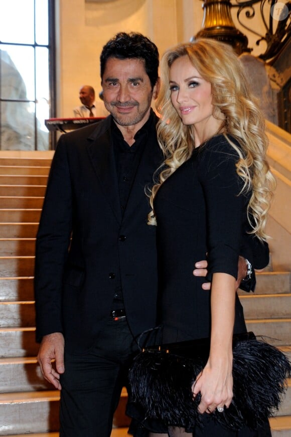 Adriana Karembeu et Andre Ohanian lors du gala du 150e anniversaire de la Croix-Rouge qui s'est tenu au Grand Palais à Paris, France, le 12 septembre 2014. Photo par Alban Wyters/ABACAPRESS.COM