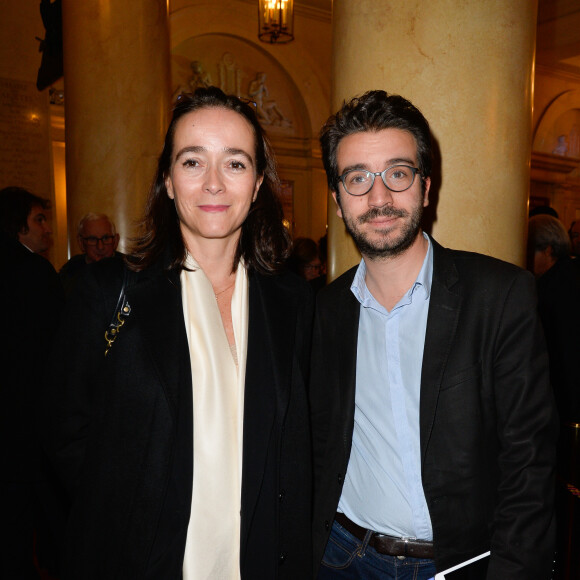 Semi-exclusif - Delphine Ernotte et Stephane Sitbon-Gomez - Générale de la pièce "A droite, à gauche" au Théâtre des Variétés à Paris le 12 octobre 2016. © Coadic Guirec/Bestimage