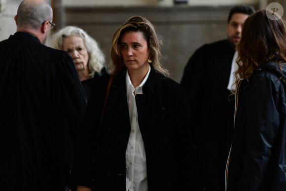 Vahina Giocante - Arrivées au procès en diffamation de Coline Berry envers Jeane Manson au tribunal de Lyon. Le 7 mai 2024