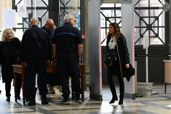 Catherine Hiegel et sa fille Coline Berry - Arrivées au procès en diffamation de Coline Berry envers Jeane Manson au tribunal de Lyon. Le 7 mai 2024