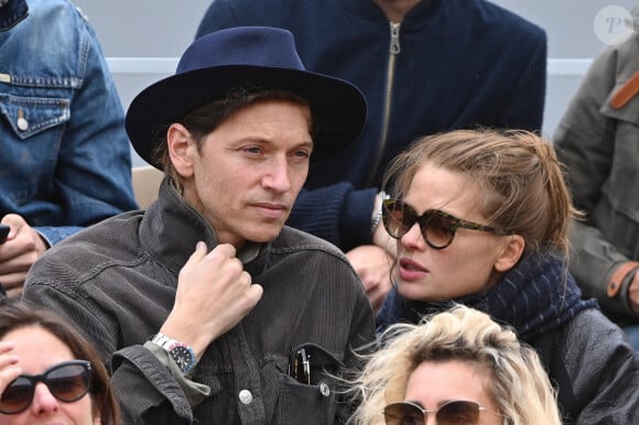 Raphaël et Mélanie Thierry assistent à l'Open de France de tennis 2019 - Treizième jour à Roland Garros, le 7 juin 2019 à Paris. Photo par Laurent Zabulon / ABACAPRESS.COM