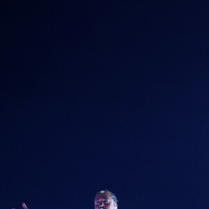 Slimane avec sa chanson "Mon Amour" lors de la première répétition générale avant la finale de la 68ème édition du Concours Eurovision de la chanson (ESC) à la Malmö Arena, en Suède, le 10 mai 2024. © Sanjin Strukic/PIXSELL/Bestimage